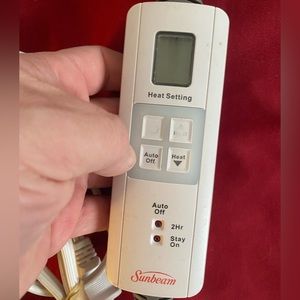 Sunbeam electric blanket power source chord